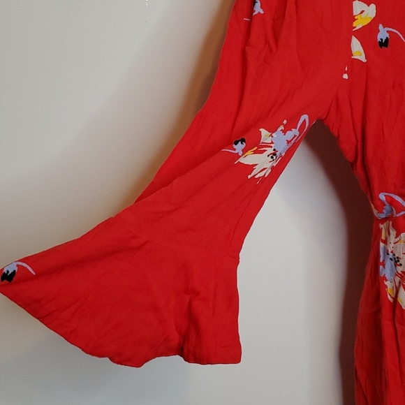 Free People Time On My Side Wrap boho Dress - Picture 9 of 16